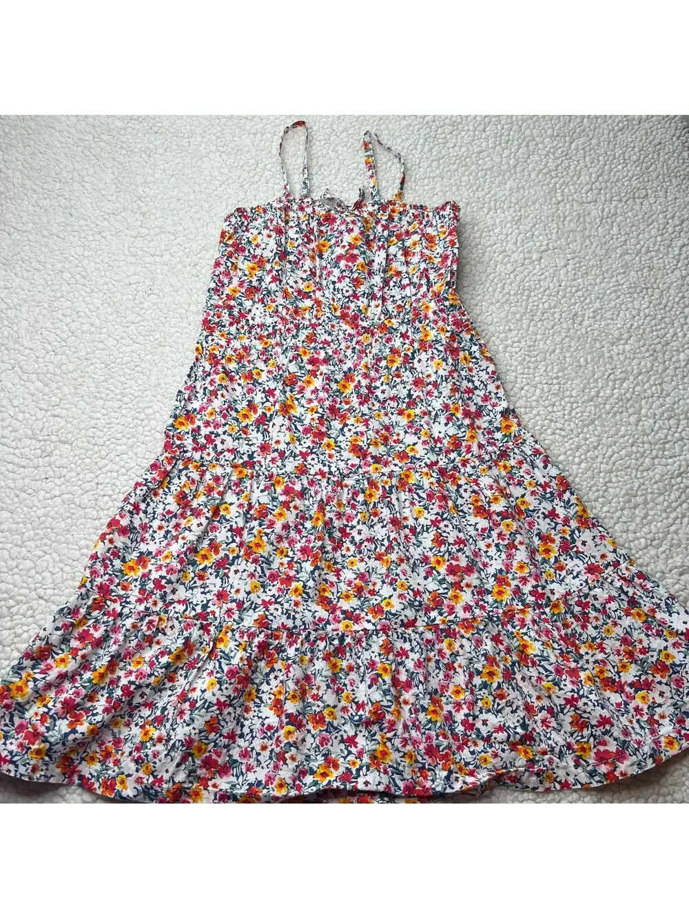 white chiffon dress maxi Floral Dress-Cream M leading into long Size:EU 39 | US 8.5 collection_mini-dresses Olina Bow Long Sleeve